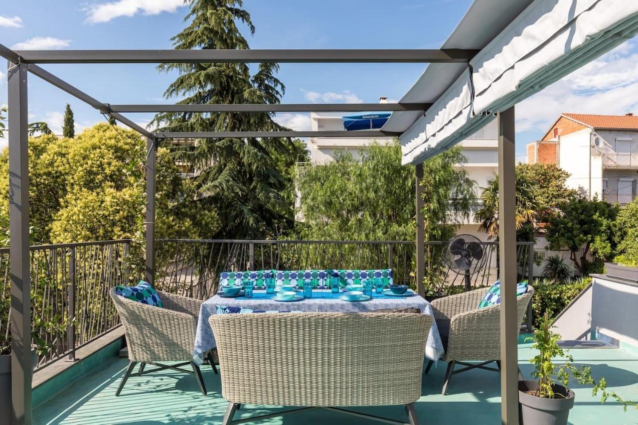 Вилла Boutique Triple House With Garden & Roof Terrace Сплит Экстерьер фото